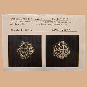 Фото сертификата ANACS (Тип 2.0) - Миниатюра