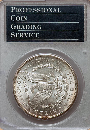 Задняя сторона держателя PCGS (Поколение 1.1) - Миниатюра