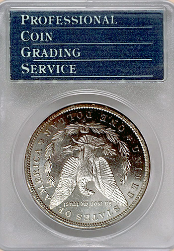 Задняя сторона держателя PCGS (Поколение 1.2) - Миниатюра