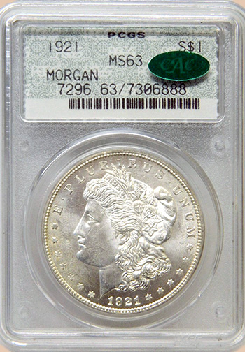 Передняя сторона держателя PCGS (Поколение 2.0) - Миниатюра