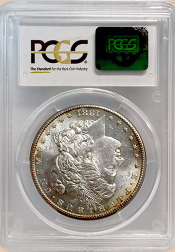 Задняя сторона держателя PCGS (Поколение 5.0) - Миниатюра